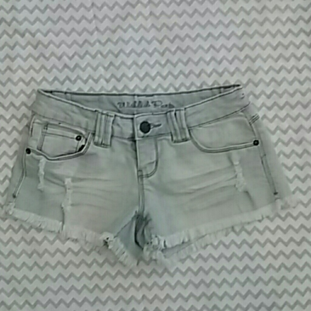 Denim shorts